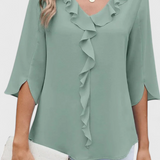 Annemiek Blusa Casual con Corte Suelto y Estilo Sofisticado