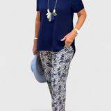 Candelaria | Conjunto Elegante de Dos Piezas con Corte Estructurado