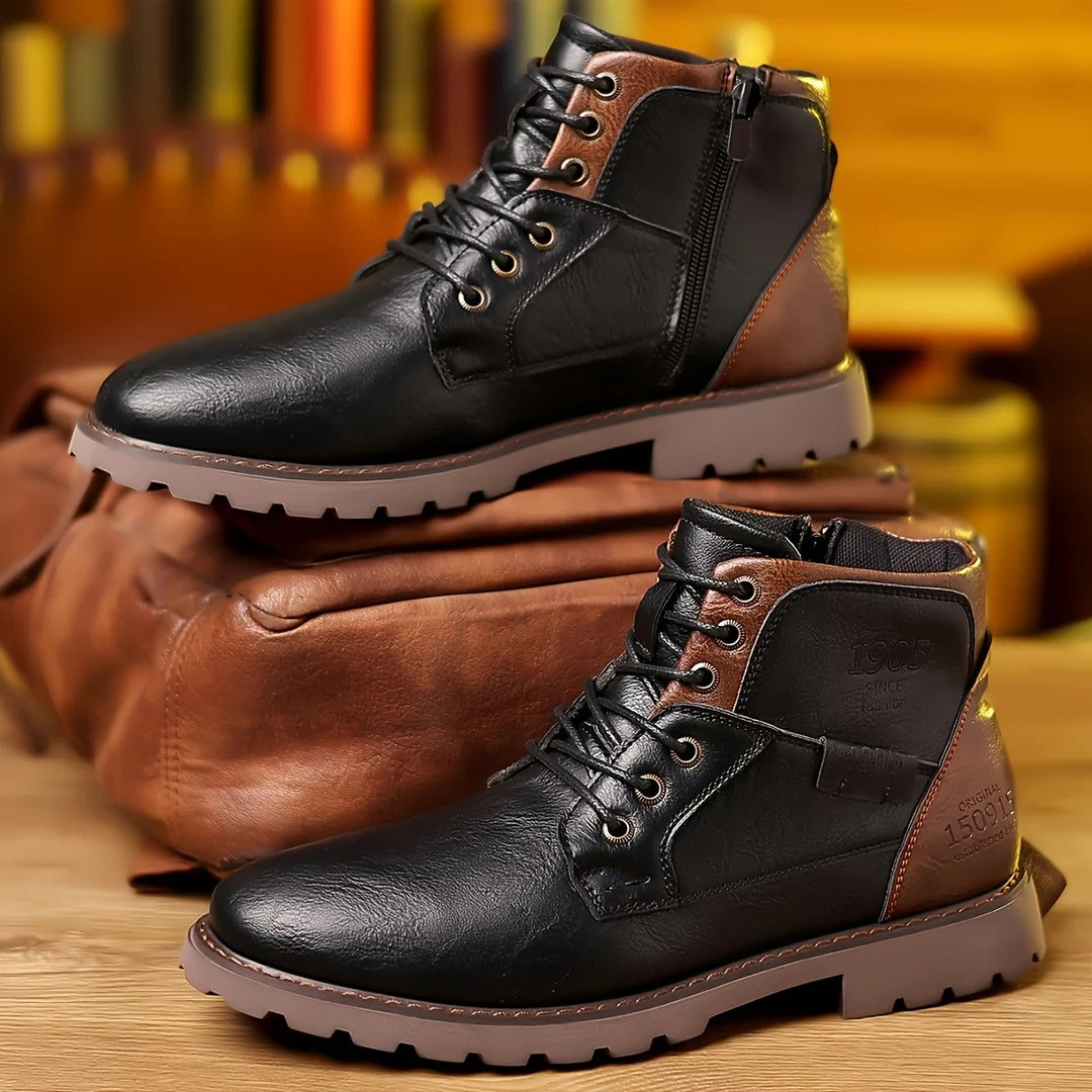Kennedy™ | Botines de Cuero Sintético