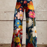 LÉNA | Elegante en Pantalones de Flores Modernos