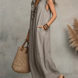 Luisa | Vestido Maxi Boho con Escote en V