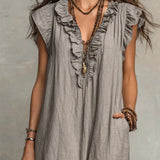 Luisa | Vestido Maxi Boho con Escote en V