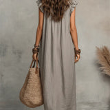 Luisa | Vestido Maxi Boho con Escote en V