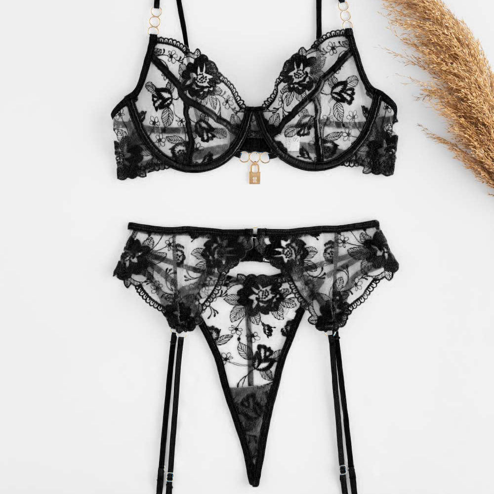 Conjunto de Lencería Tentación Zafiro