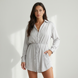 Gabriela Vestido Camisero Satinado
