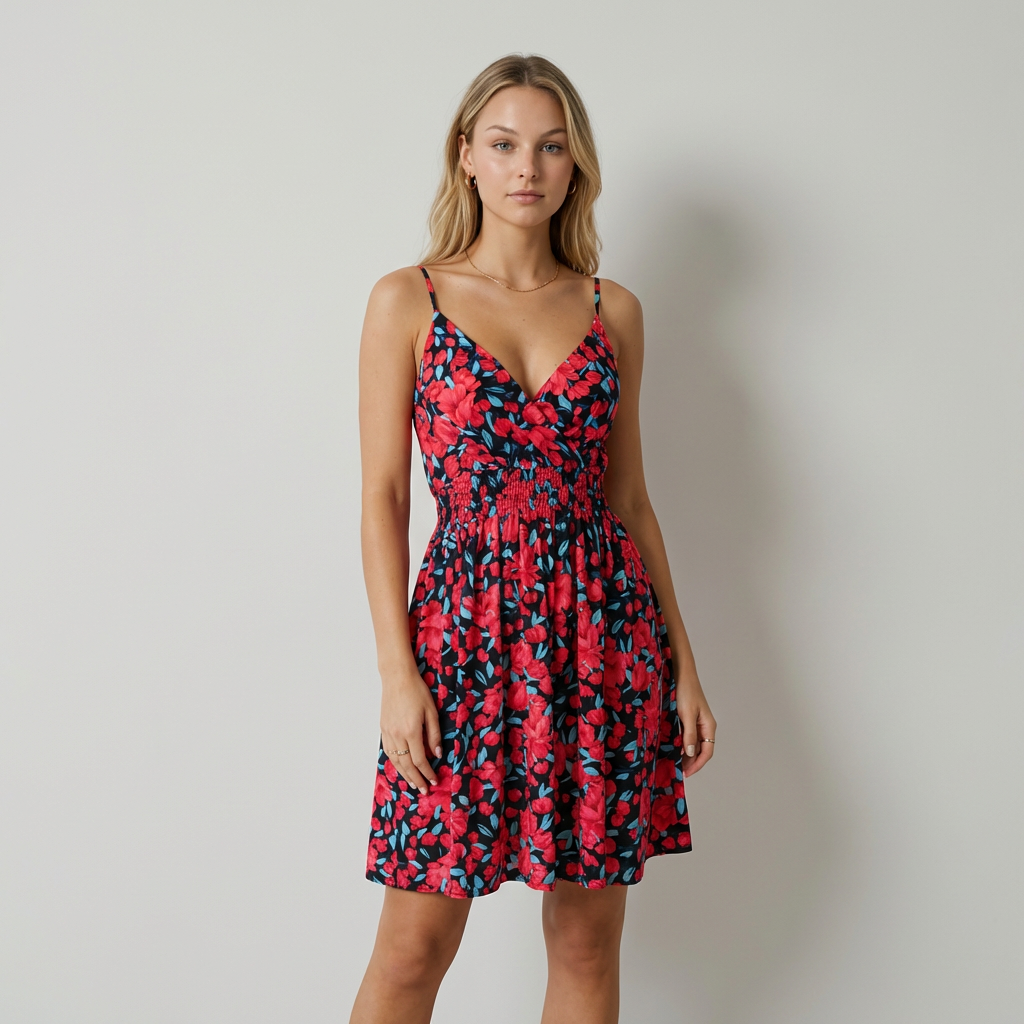 Valeria Vestido Mini Floral