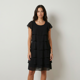 Martina Vestido Midi con Volantes
